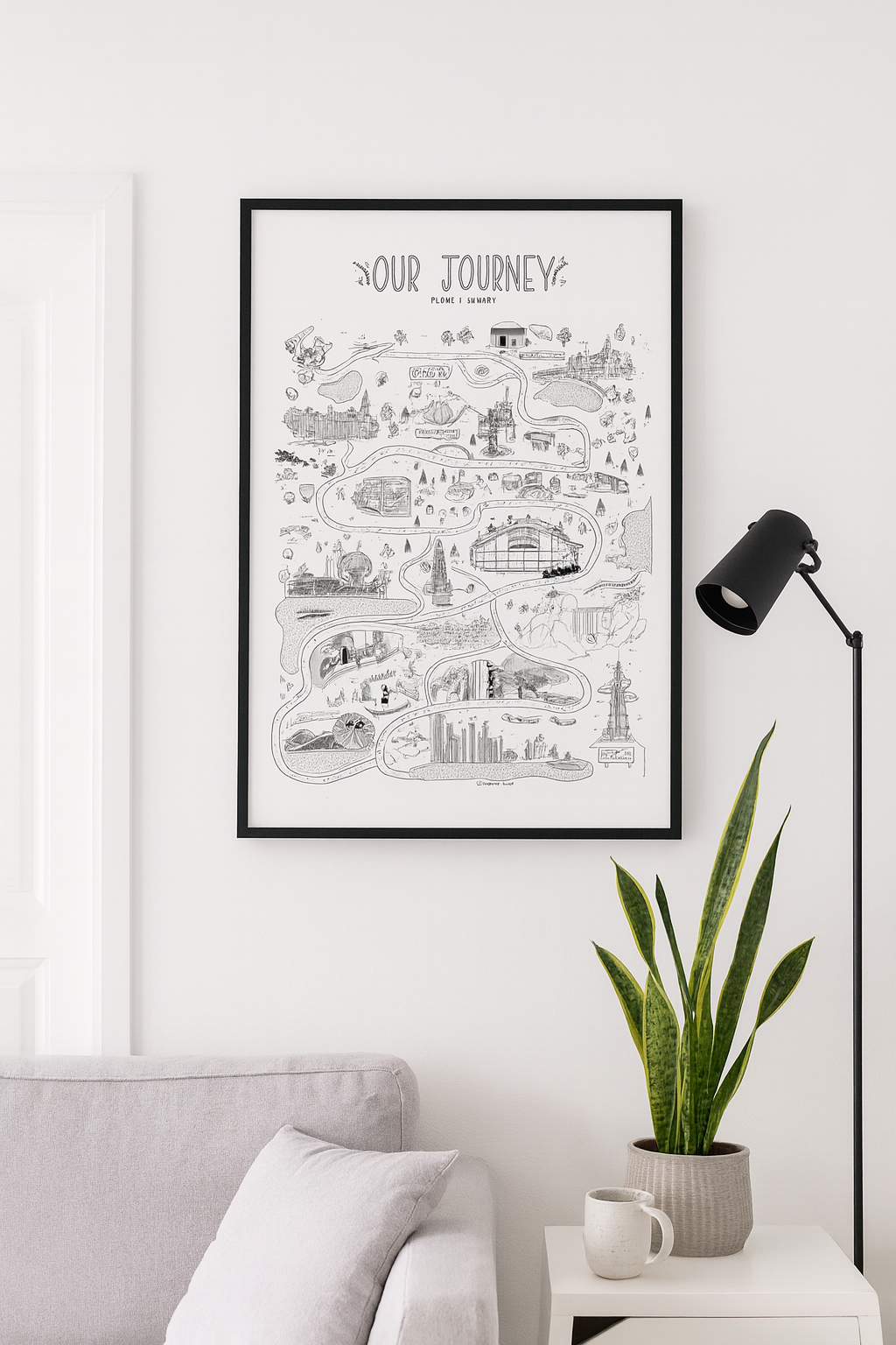 Personalised Love Map/Story