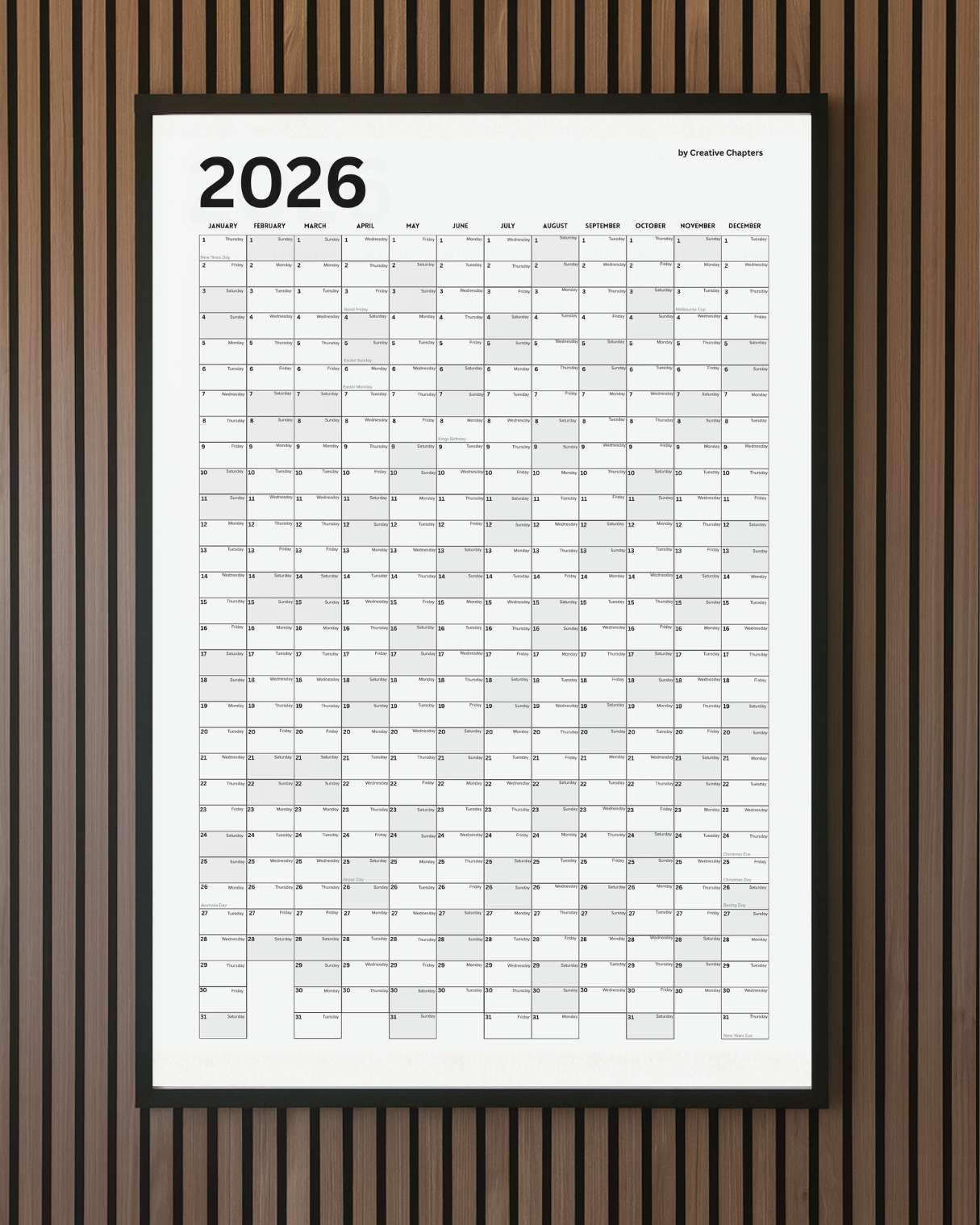 The Minimal Year Planner – 2026 Edition