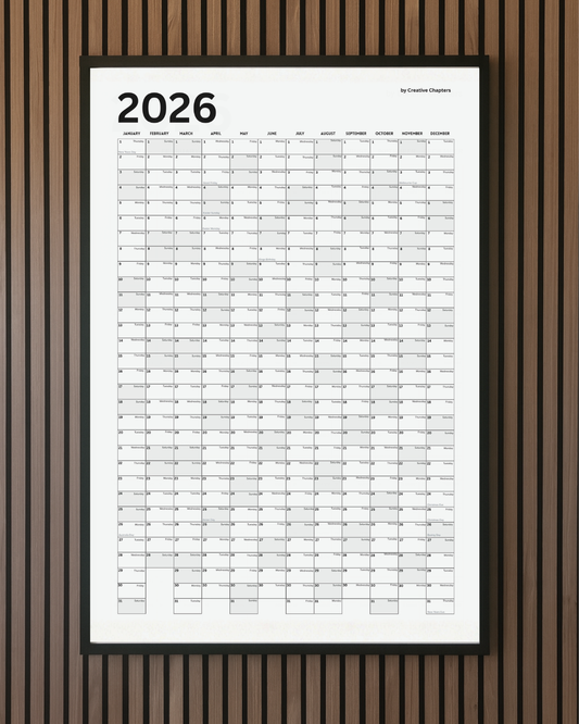 The Minimal Year Planner – 2026 Edition